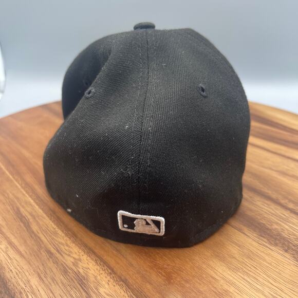 Washington Nationals MLB NE Fitted 7 1/4 Hat Black/White Sports Baseball - Picture 3 of 9